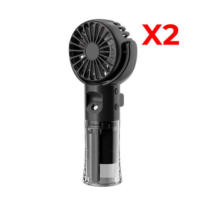 💧 Portable Rechargeable Handheld Misting Fan – USB charging & 3 speeds – Cools with fine mist – perfect for summer outings or travel 🌬️✨