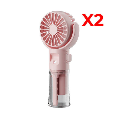 💧 Portable Rechargeable Handheld Misting Fan – USB charging & 3 speeds – Cools with fine mist – perfect for summer outings or travel 🌬️✨