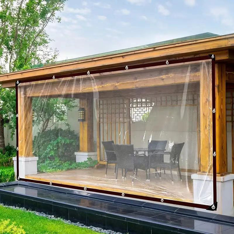 Sturdy & Transparent Waterproof Tarpaulin | UV-resistant, tear-resistant and perfect for garden, balcony, car and outdoor protection 🌧️🛡️