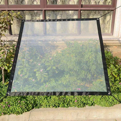 Sturdy & Transparent Waterproof Tarpaulin | UV-resistant, tear-resistant and perfect for garden, balcony, car and outdoor protection 🌧️🛡️
