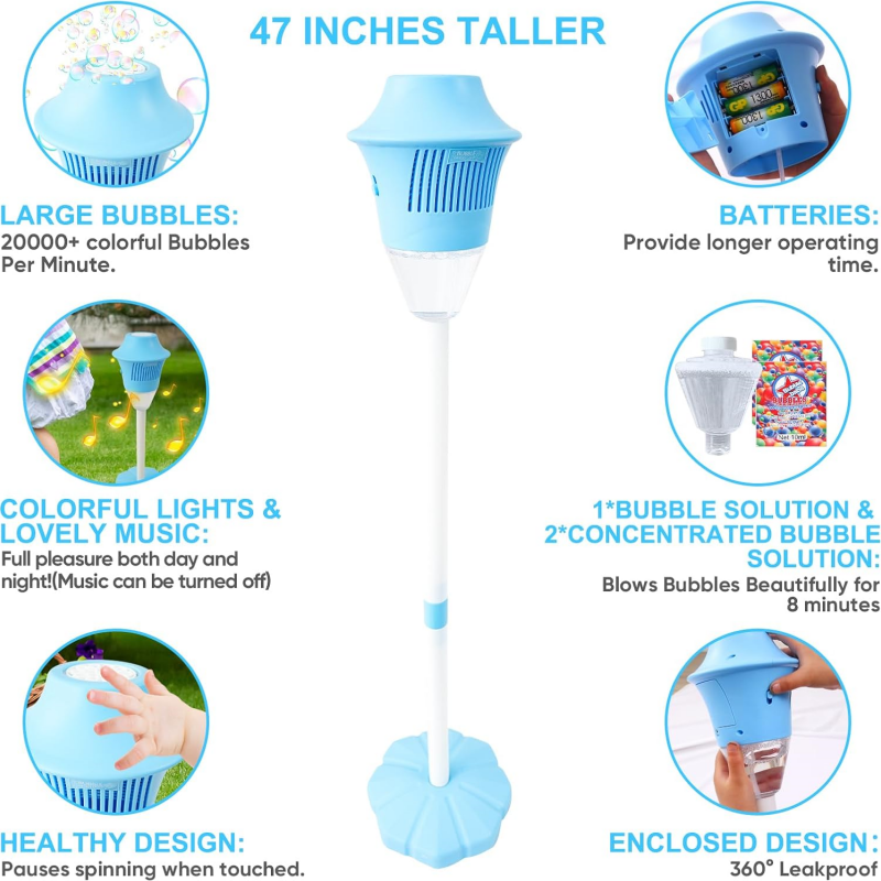 🎈45% OFF NOW ! ⚡ Automatic Handheld Bubble Machine for Kids – Rich Bubbles