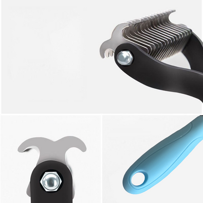 ⏰LAST DAY SALE:🔥Dual-Sided Pet Grooming Comb for Dogs & Cats