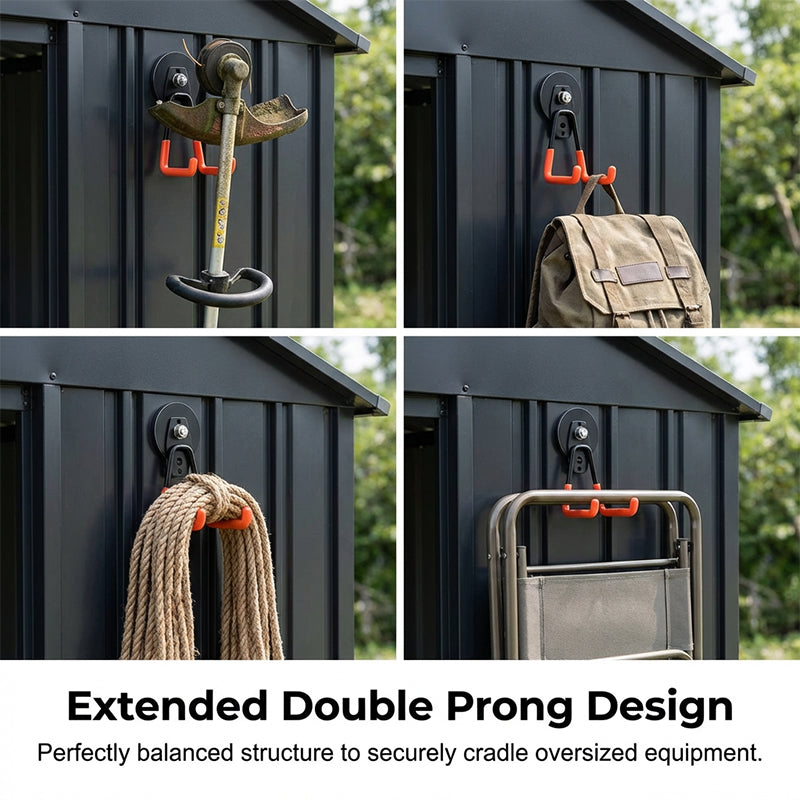 📢📢48% OFF !! ⏰ Heavy-Duty Magnetic Double-Claw Hook