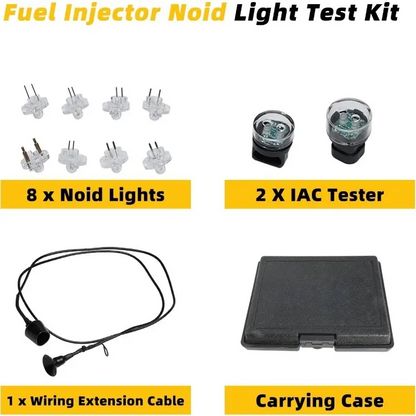 🔧 Car Circuit & Injector Test Light Set – 11-Piece, Noid Light, Universal 💡