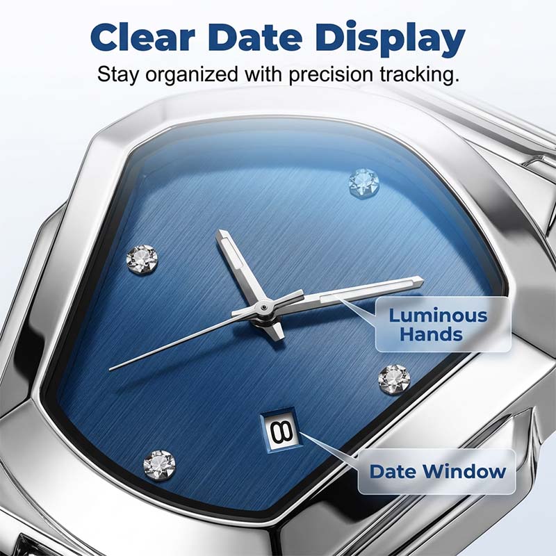 📢📢40% OFF !! ⏰Men's Rhombus-Shaped Quartz Watch