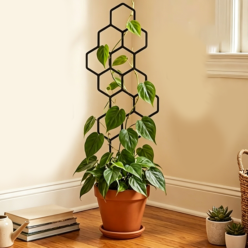 🌿 Honeycomb Plant Trellis – Rust-Proof, Stackable, Easy Install 🐝