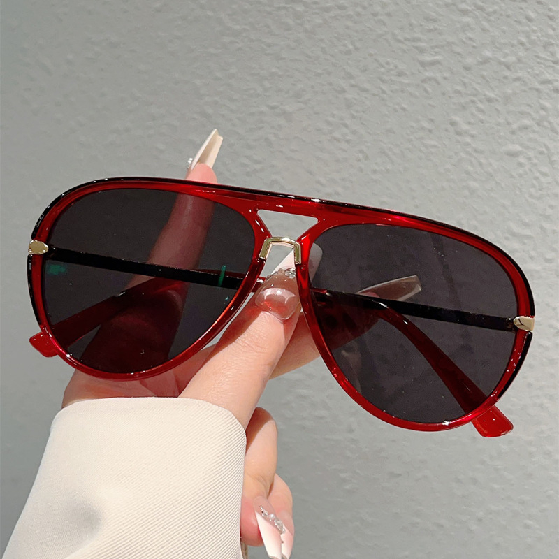 Women's Retro Double-Bridge Sunglasses