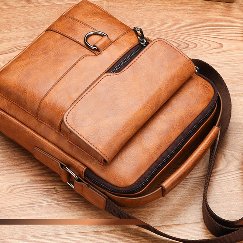 Men's Business Casual Large Capacity Bag – Multiple compartments & durable fabric – Perfect for laptop, work, gym or travel – sleek and functional 🎒