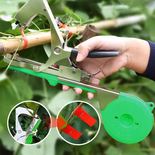 🔧 Universal Lightweight Durable Plant Vine Tying Machine – For tomatoes, grapes & climbing plants – Adjustable tension, quick taping – saves time in garden or greenhouse 🍅
