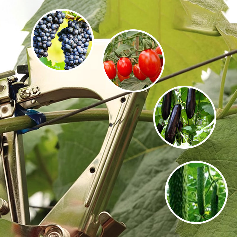 🔧 Universal Lightweight Durable Plant Vine Tying Machine – For tomatoes, grapes & climbing plants – Adjustable tension, quick taping – saves time in garden or greenhouse 🍅