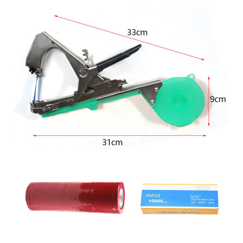 🔧 Universal Lightweight Durable Plant Vine Tying Machine – For tomatoes, grapes & climbing plants – Adjustable tension, quick taping – saves time in garden or greenhouse 🍅