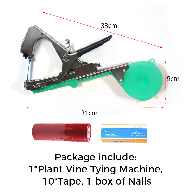 🔧 Universal Lightweight Durable Plant Vine Tying Machine – For tomatoes, grapes & climbing plants – Adjustable tension, quick taping – saves time in garden or greenhouse 🍅
