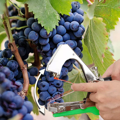 🔧 Universal Lightweight Durable Plant Vine Tying Machine – For tomatoes, grapes & climbing plants – Adjustable tension, quick taping – saves time in garden or greenhouse 🍅