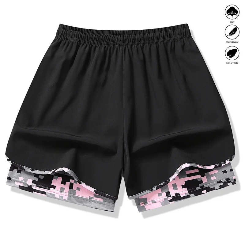 📢📢48% OFF !! ⏰Women's Casual Athletic Shorts with Built-in Liner