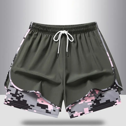 📢📢48% OFF !! ⏰Women's Casual Athletic Shorts with Built-in Liner