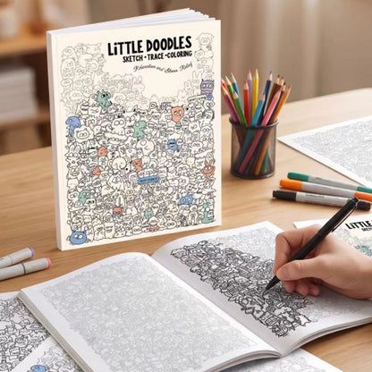 📢📢47% OFF !! ⏰Creative Doodle Art Coloring Book
