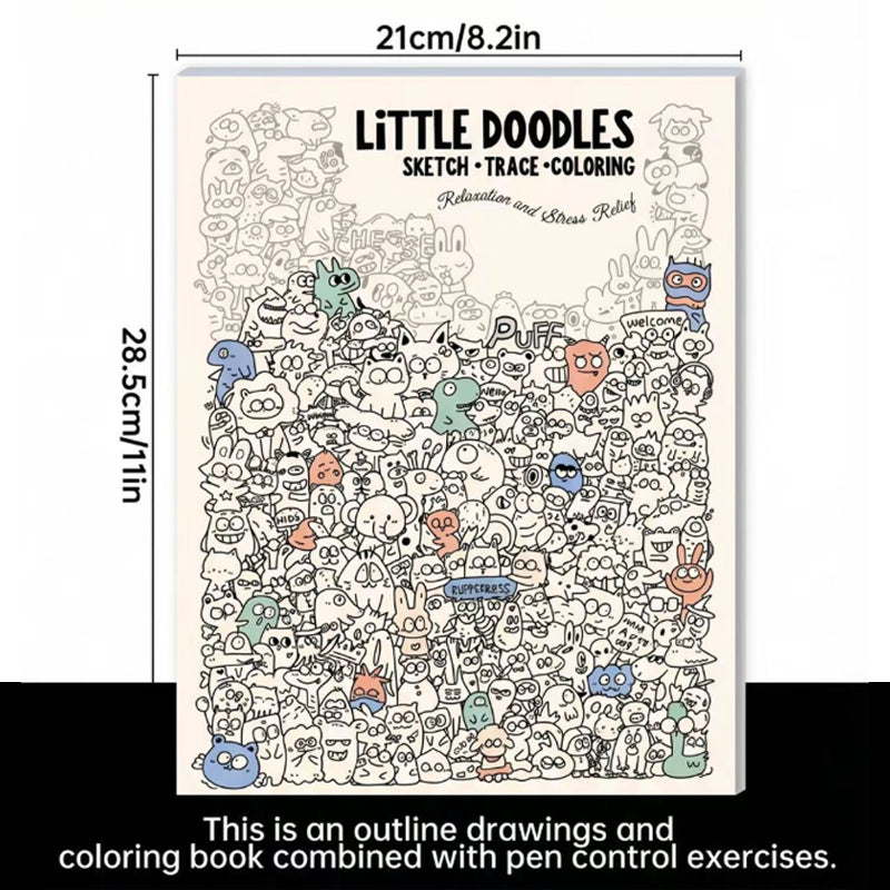 📢📢47% OFF !! ⏰Creative Doodle Art Coloring Book