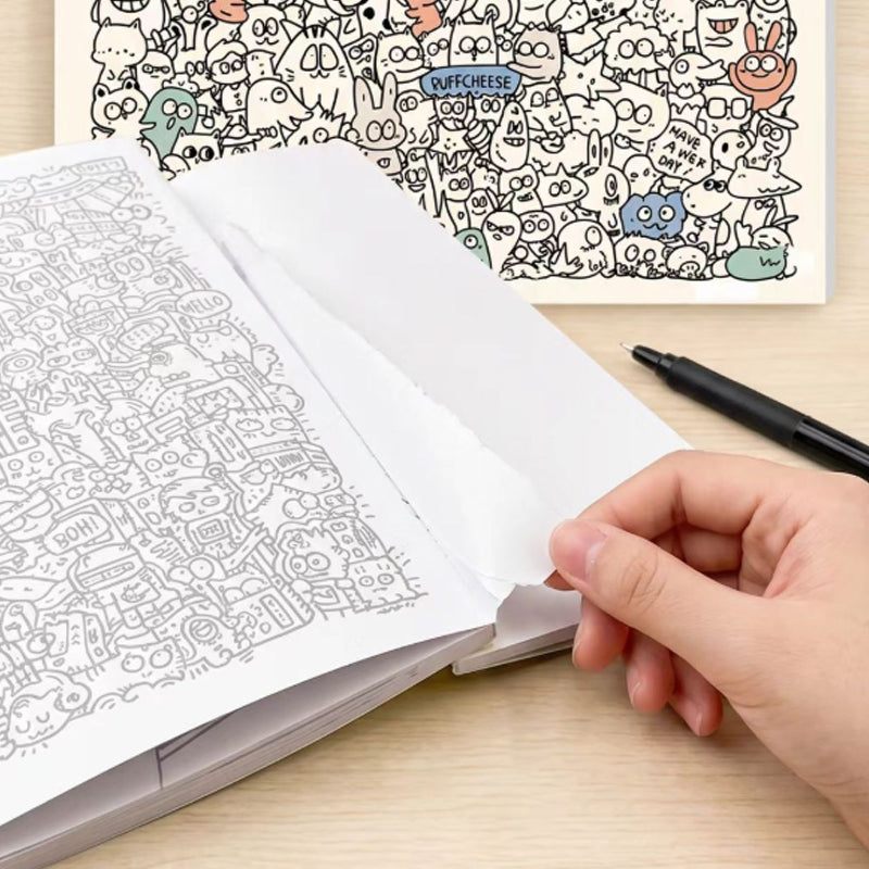 📢📢47% OFF !! ⏰Creative Doodle Art Coloring Book