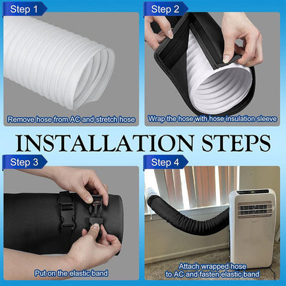 🌀Portable Air Conditioner Hose Cover – Insulated & dust-proof – Reduces condensation, easy to install – fits most hoses, keeps your space cooler ❄️✨
