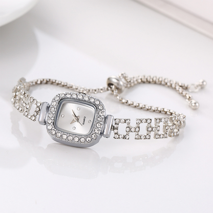 📢📢49% OFF !! ⏰Women Drawstring Bracelet Watch Square Quartz