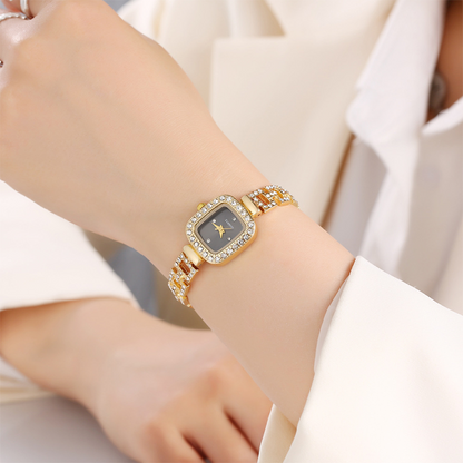 📢📢49% OFF !! ⏰Women Drawstring Bracelet Watch Square Quartz