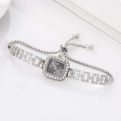 📢📢49% OFF !! ⏰Women Drawstring Bracelet Watch Square Quartz