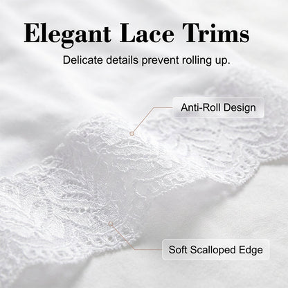 📢📢46% OFF !! ⏰Women's High Waist Safety Shorts with Lace Trim Tummy Control Boy Shorts