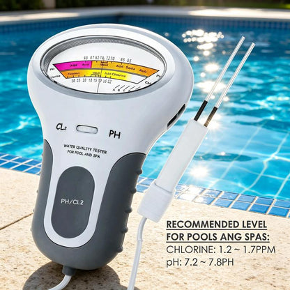 🔬💧 pH & Cl2 Chlorine Tester – 49% OFF! Precise Measurement of pH & Chlorine in Pool – Simple, Fast, Reliable. 🔥🏊