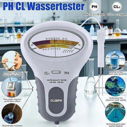 🔬💧 pH & Cl2 Chlorine Tester – 49% OFF! Precise Measurement of pH & Chlorine in Pool – Simple, Fast, Reliable. 🔥🏊