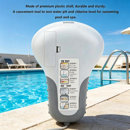 🔬💧 pH & Cl2 Chlorine Tester – 49% OFF! Precise Measurement of pH & Chlorine in Pool – Simple, Fast, Reliable. 🔥🏊