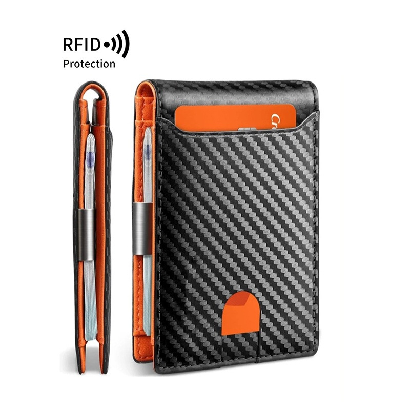 👛Minimalist Men's Card Holder Wallet with RFID Blocking – Sleek & compact – Holds cards & cash securely – perfect for daily carry or travel 🛡️✨