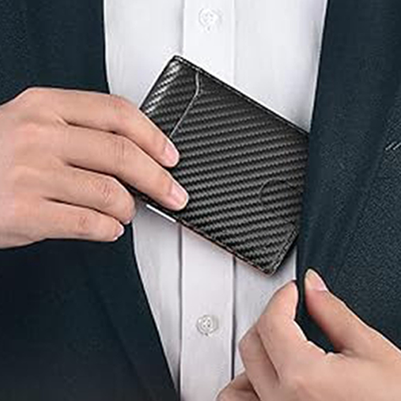 👛Minimalist Men's Card Holder Wallet with RFID Blocking – Sleek & compact – Holds cards & cash securely – perfect for daily carry or travel 🛡️✨