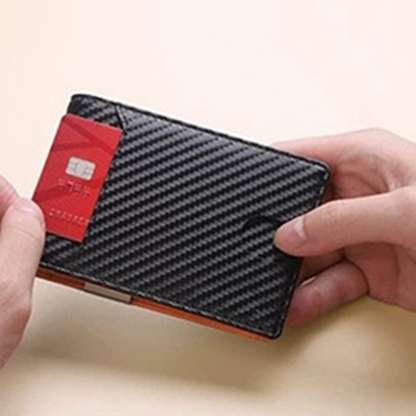 👛Minimalist Men's Card Holder Wallet with RFID Blocking – Sleek & compact – Holds cards & cash securely – perfect for daily carry or travel 🛡️✨