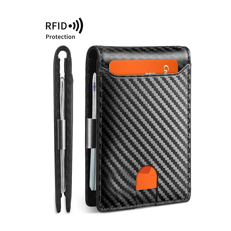 👛Minimalist Men's Card Holder Wallet with RFID Blocking – Sleek & compact – Holds cards & cash securely – perfect for daily carry or travel 🛡️✨